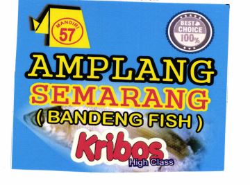 Trademark AMPLANG SEMARANG(BANDENG FISH)KRIBOS+ LUKISAN