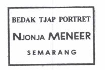 Trademark BEDAK TJAP PORTRET NJONJA MENEER SEMARANG + LOGO