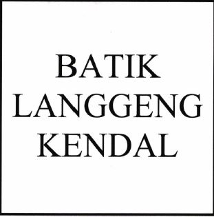 Trademark BATIK LANGGENG KENDAL + LOGO