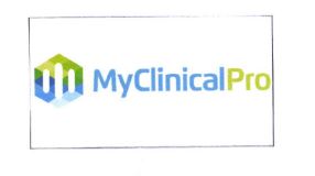 Trademark MYCLINICALPRO + LOGO