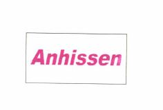 Trademark ANHISSEN + LOGO