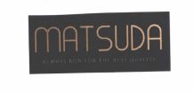 Trademark MATSUDA + LOGO