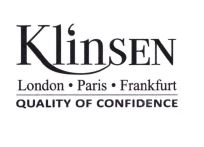 Trademark KLINSEN LONDON PARIS FRANKFRUT QUALITY OF CONFIDENCE + LOGO