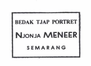 Trademark BEDAK TJAP PORTRET NJONJA MENEER SEMARANG + LUKISAN