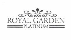 Trademark ROYAL GARDEN PLATINUM + LOGO