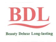 Trademark BDL BEAUTY DELUXE LONG-LASTING + LOGO