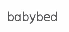 Trademark BABYBED + LOGO