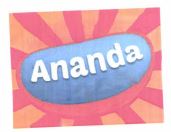 Trademark ANANDA + LOGO