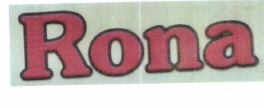 Trademark RONA + LOGO