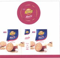 Trademark HATARI MARIE MILK BISCUIT + LUKISAN