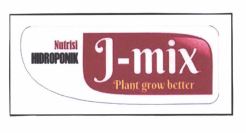 Trademark J-MIX (PLANT GROW BETTER) + LOGO