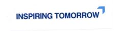 Trademark INSPIRING TOMORROW + LOGO