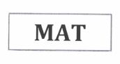 Trademark MAT