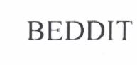 Trademark BEDDIT