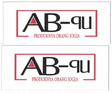 Trademark AB-QU PRODUKNYA ORANG JOGJA + LOGO