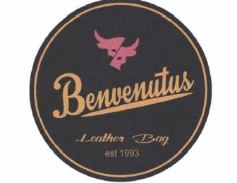 Trademark BENVENUTUS LEATHER BAG EST 1993 + LOGO