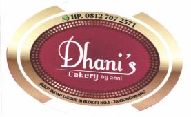 Trademark DHANI'S + LOGO