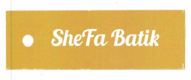 Trademark SHEFA BATIK + LOGO