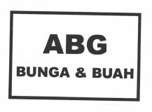 Trademark ABG BUNGA & BUAH + LOGO