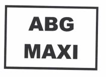 Trademark ABG MAXI + LOGO