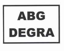 Trademark ABG DEGRA + LOGO