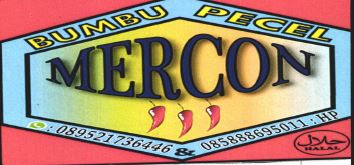 Trademark MERCON BUMBU PECEL + LOGO