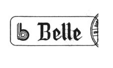 Trademark BELLE + LOGO