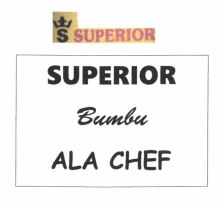 Trademark SUPERIOR BUMBU ALA CHEF + LOGO