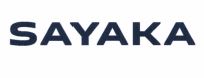 Trademark SAYAKA + logo