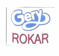 Trademark GERY ROKAR + LOGO