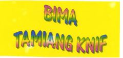 Trademark BIMA TAMIANG KNIF + LOGO