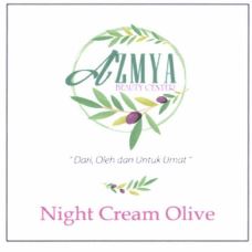 Trademark AZMYA BEAUTY CENTER NIGHT CREAM OLIVE + LUKISAN