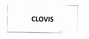 Trademark CLOVIS