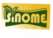 Trademark SINOME + LOGO