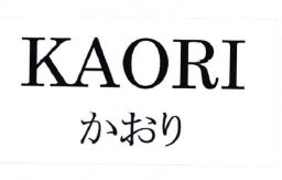 Trademark KAORI + KARAKTER HURUF NON LATIN + LOGO