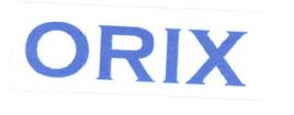 Trademark ORIX + LOGO