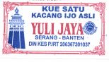 Trademark KUE SATU KACANG IJO ASLI YULI JAYA + LUKISAN