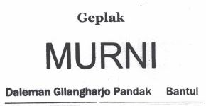 Trademark GEPLAK MURNI