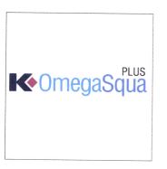 Trademark K-OMEGASQUAPLUS + LOGO