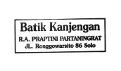 Trademark Batik Kanjengan RA . PRAPTINI PARTANINGRAT