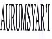 Trademark AURUMSYAR'I