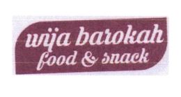 Trademark WIJA BAROKAH FOOD & SNACK