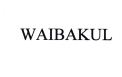 Trademark WAIBAKUL