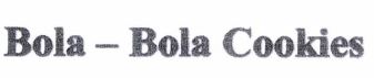 Trademark Bola-Bola Cookies