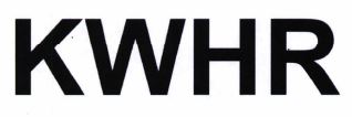 Trademark KWHR + LOGO