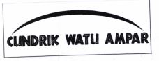 Trademark CUNDRIK WATU AMPAR