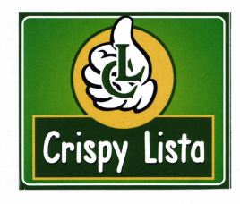 Trademark CRISPY LISTA