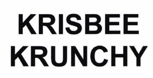 Trademark KRISBEE KRUNCHY