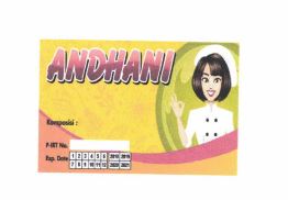 Trademark ANDHANI