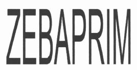 Trademark ZEBAPRIM